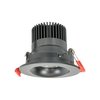 Jesco Downlight LED 35 Round Regressed Gimbal Recessed 12W 5CCT 90CRI BK RLF-35312-SW5-BK